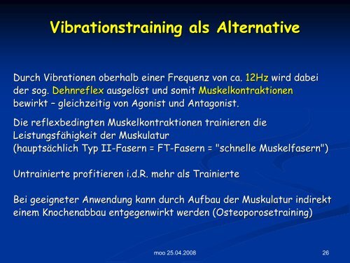 Kraft- und Ausdauertraining im Alter - Dr. Kurt A. Moosburger