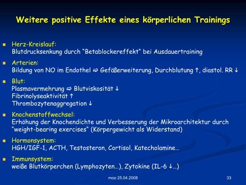 Kraft- und Ausdauertraining im Alter - Dr. Kurt A. Moosburger