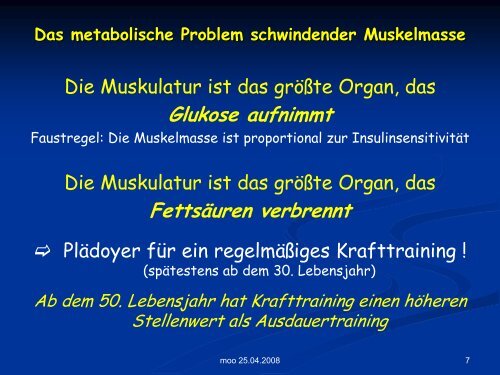 Kraft- und Ausdauertraining im Alter - Dr. Kurt A. Moosburger