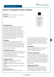 Epoch® Antiseptic Hand Sanitizer - Wolfsbank-Apotheke
