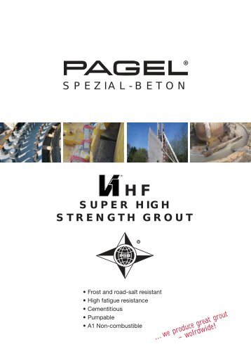 V1hf pagel super high strength grout - Pagel Spezial-Beton GmbH ...