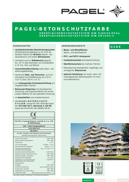 pagel®-betonschutzfarbe - Pagel Spezial-Beton GmbH & Co. KG