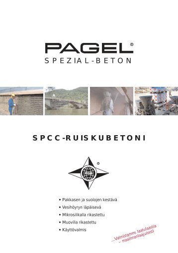 spcc-ruiskubetoni - Pagel Spezial-Beton GmbH & Co. KG