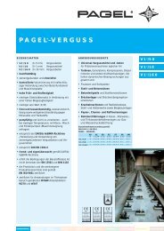 PAGEL®-VERGUSS - WENZLER Bausysteme