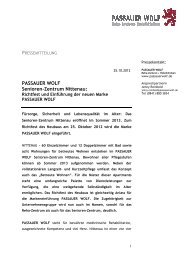 Senioren-Zentrum Nittenau Richtfest und ... - Passauer Wolf