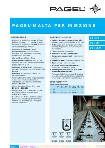 pagel®-malta per iniezione - Pagel Spezial-Beton GmbH & Co. KG