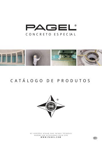 CATÁLOGO DE PRODUTOS - Pagel Spezial-Beton GmbH & Co. KG