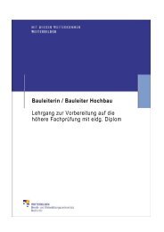 Bauleiterin / Bauleiter Hochbau Lehrgang zur Vorbereitung auf die ...