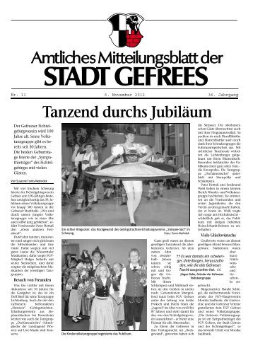 Mitteilungsblatt November 2012 - Gefrees
