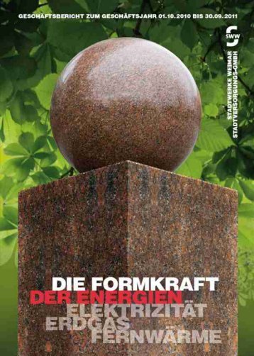 Der aktuelle Geschäftsbericht 2010/2011 - Stadtwerke Weimar