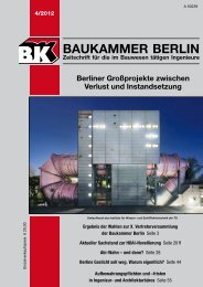 BK-Heft 4/2012 - Baukammer Berlin