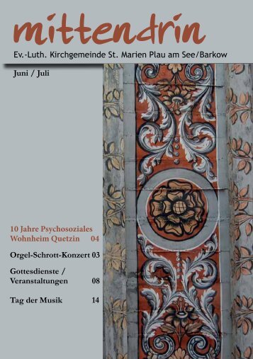 10 Jahre Psychosoziales Wohnheim Quetzin 04 Orgel-Schrott ...