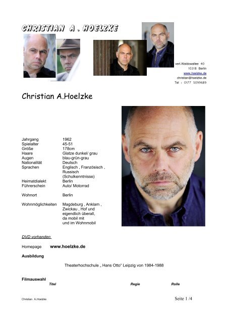 PDF - Christian A. Hoelzke
