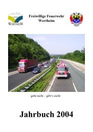 Jahrbuch 2004 - Freiwillige Feuerwehr Wertheim