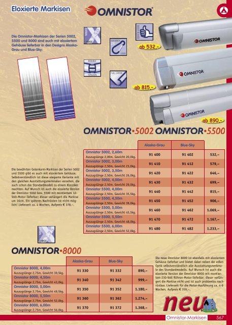 564 Omnistor-Markisen - myCamping