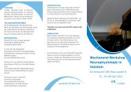 Wochenend-Workshop Neurophysiologie in Holstein - FEK Friedrich ...