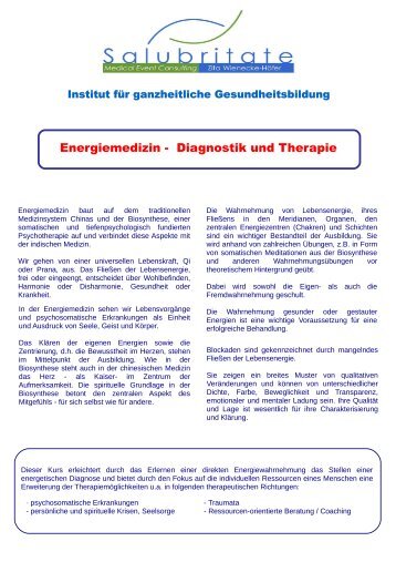 Energiemedizin - Diagnostik und Therapie - Stephanie Lange ...