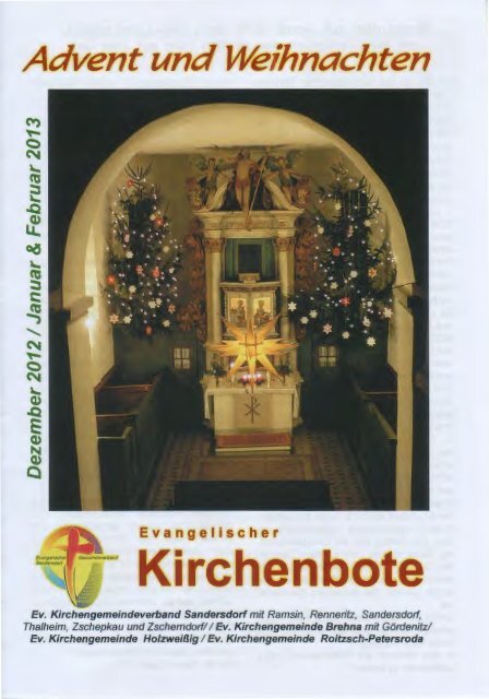 Der aktuelle Kirchenbote - Autobahnkirche Brehna