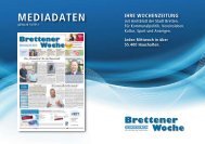 Ihre WochenzeItung - Brettener Woche