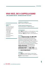 viva voce, die a cappella band