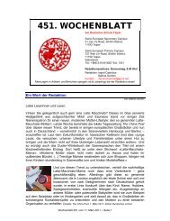 451. WOCHENBLATT - Deutsche Schule Taipei