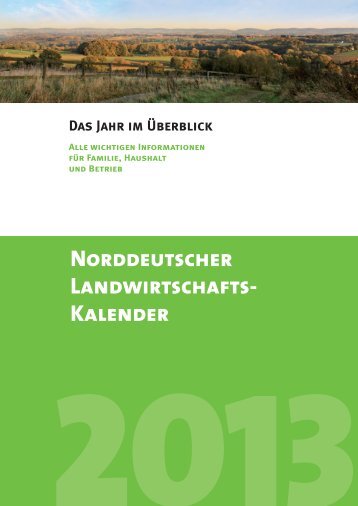 NORDDEUtsChER LAnDwiRtsChAFts- KAlEnDER - M-Design