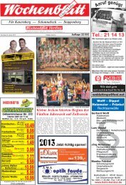 Wochenblatt Ausgabe vom 22.Januar 2013 - 45309 Essen ...