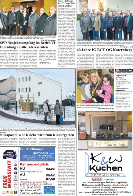 Wochenblatt Ausgabe vom 22.Januar 2013 - 45309 Essen ...