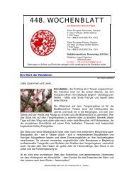 448. WOCHENBLATT - Deutsche Schule Taipei