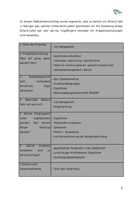 Dokumentation 2. Workshop - Stadt Ratingen