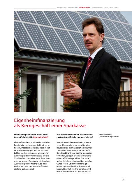 Unser Jahresbericht 2009 - Sparkasse LeerWittmund