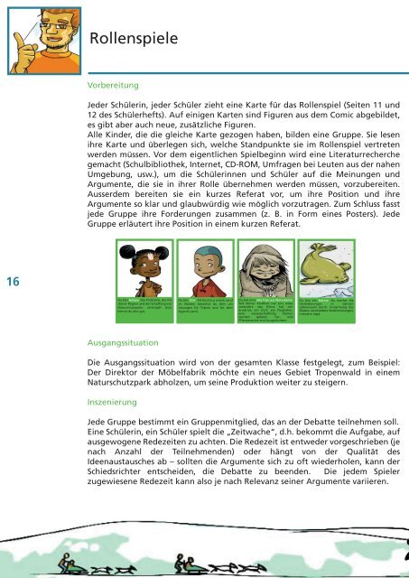 Lehrmittel zum Comic Die Flucht der Iba-Bäume - Stiftung Bildung ...