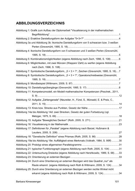 Visualisierung in der mathematischen Begriffsbildung - PBworks