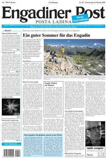 Ein guter Sommer für das Engadin - Engadiner Post