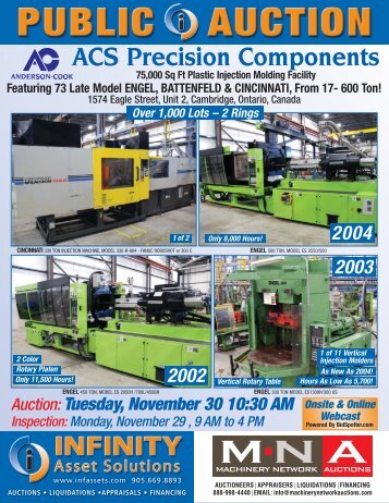 ACS Precision Components - Machinery Network Auctions