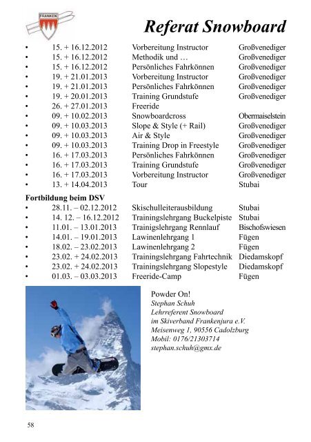 Frankenski 2012-2013 - Skiverband Frankenjura