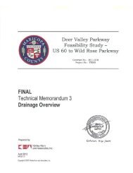 Drainage Overview - Maricopa County Department of Transportation