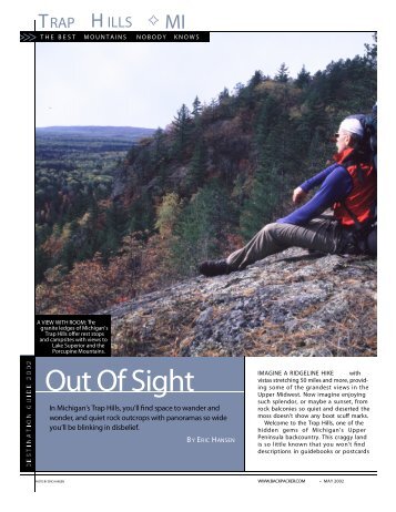 Out Of Sight: Hiking Michigan's Trap Hills - Eric Hansen