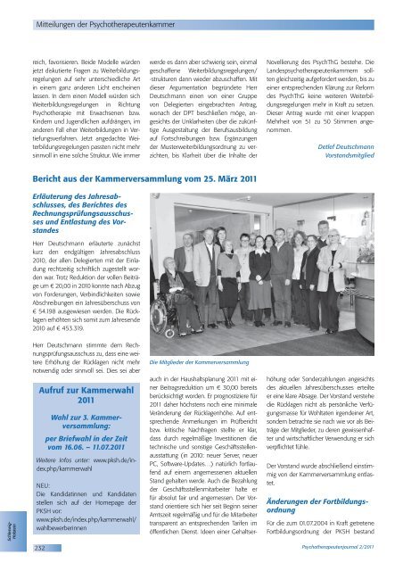 Psychotherapeutenjournal 2/2011 - medhochzwei Verlag GmbH