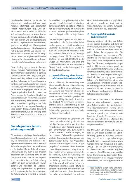 Psychotherapeutenjournal 2/2011 - medhochzwei Verlag GmbH