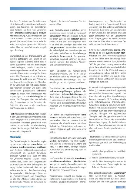 Psychotherapeutenjournal 2/2011 - medhochzwei Verlag GmbH