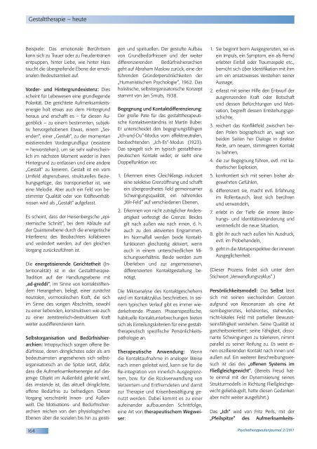 Psychotherapeutenjournal 2/2011 - medhochzwei Verlag GmbH