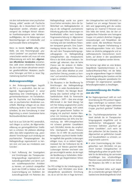 Psychotherapeutenjournal 2/2011 - medhochzwei Verlag GmbH