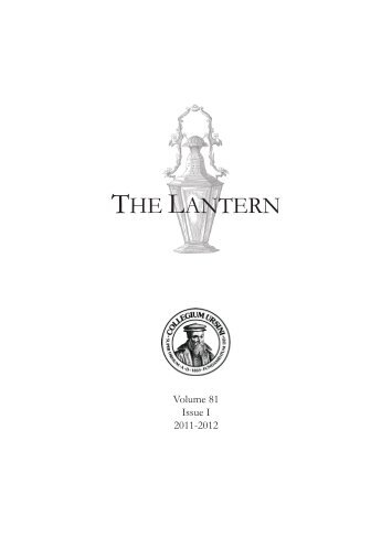 THE LANTERN - Ursinus College