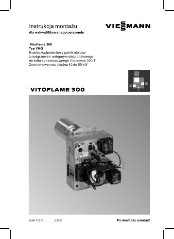 DT Vitoflame 300 VHG 40-50kW - Viessmann