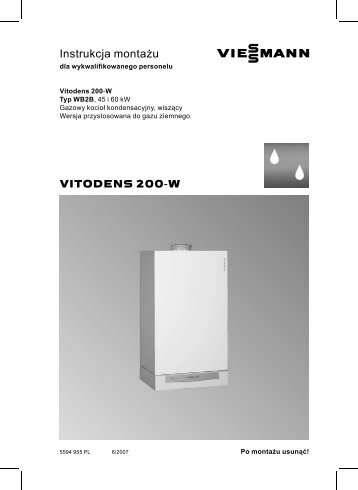 IM Vitodens 200-W WB2B 45 i 60kW - Viessmann