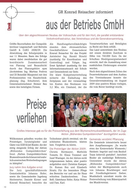 Herbstblatt 2009 Teil 1 (2,94 MB) - Gumpoldskirchen