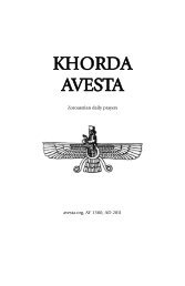 KHORDA AVESTA - AVESTA -- Zoroastrian Archives