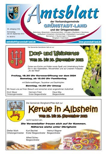 KW 38 Gruenstadt.pdf - Verbandsgemeinde Grünstadt-Land