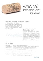 Download Weinfrühling-Flyer - Vinea Wachau